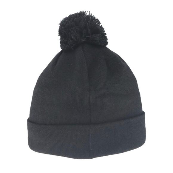 ZHATS Standard NCAA Officially Licensed Pom Beanie Patch Defer Black One Size S1 - Picture 2 of 3